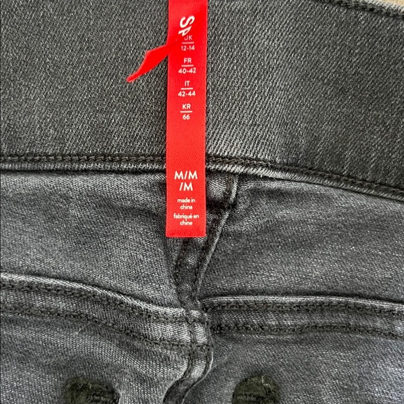 Spanx Women's Ankle Straight Leg Jeans Black Size Medium Style 20355R - Picture 5 of 5